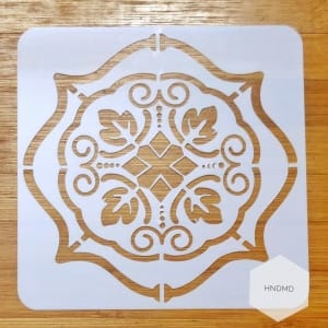 Mandala 5by5 inch stencils (Design 73)