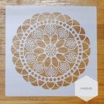 Mandala 5by5 inch stencils (Design 74)