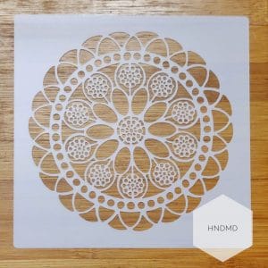 Mandala 5by5 inch stencils (Design 74)