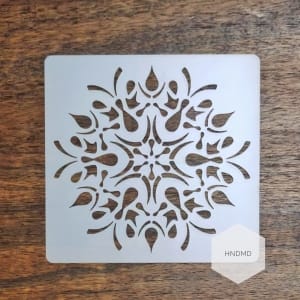 Mandala 5by5 inch stencils (Design 9)