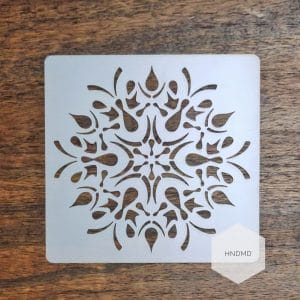 Mandala 5by5 inch stencils (Design 9)