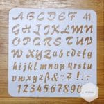 Stencil - Alphabets (5 by 5 inch)