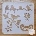 Stencil - Birds (5 by 5 inch)