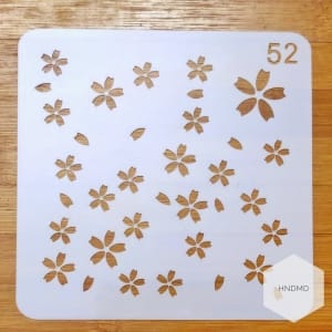 Stencil - Sakura Flowers (5 by 5 inch)
