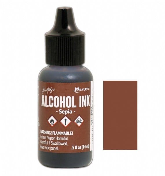 Tim Holtz Alcohol Ink .5oz - Sepia tim holtz alcohol ink speia Tim Holtz Alcohol Ink .5oz - Sepia