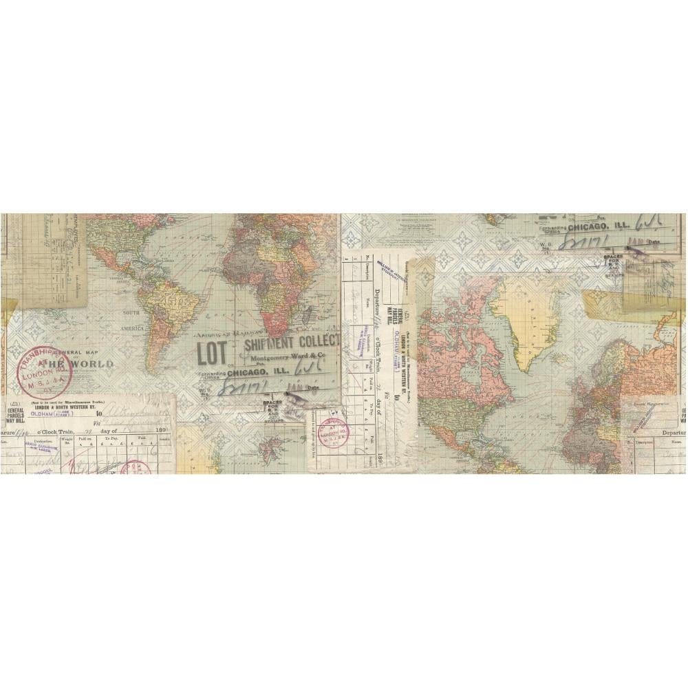 TimHoltz IdeaOlogy Collage Paper 6yds - Travel tim holtz idealogy collage paper travel 1 TimHoltz IdeaOlogy Collage Paper 6yds - Travel