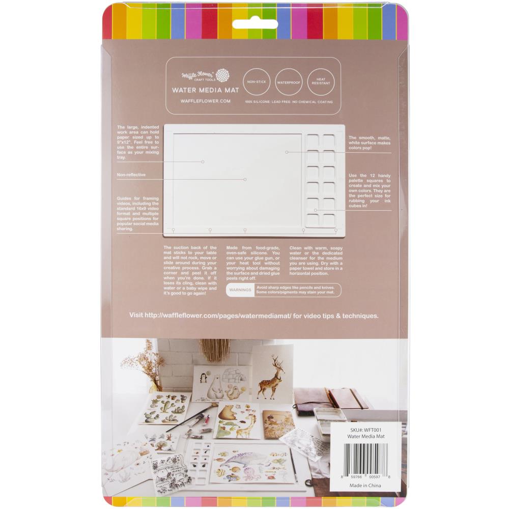 Waffle Flower Water Media Mat waffle flower media mat 2 waffle_flower_media_mat_2