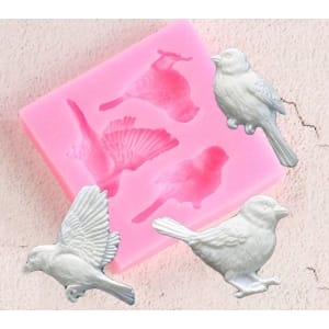 Birds Silicone Clay Mould (CAMOLD381)