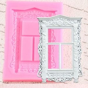Vintage window Silicone Clay Mould