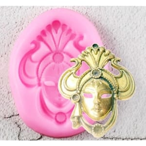 Ornate Mask Silicone Clay Mould