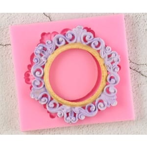Small Circular Frame Silicone Clay Mould