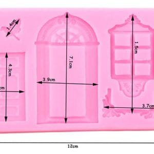 VIntage Windows and Doors Silicone Clay Mould