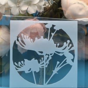 Circular Stencil - Dandelions