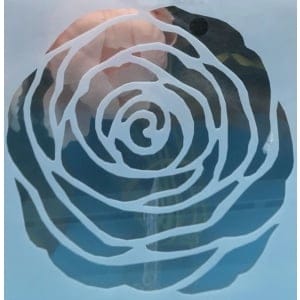 Circular Stencil - Simple Rose