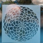 Circular Stencil - Simple Flower