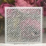 5by5 inch stencils - Geometric Pattern
