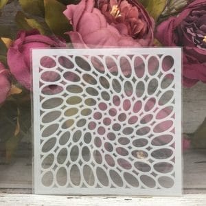 5by5 inch stencils - Geometric Circles