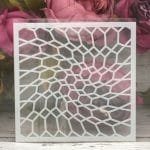 5by5 inch stencils - Hexagonal Pattern