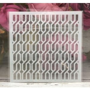 5by5 inch stencils - Geometric Pattern 2