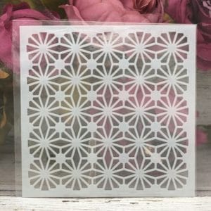 5by5 inch stencils - Geometric Pattern 3