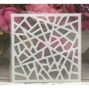 5by5 inch stencils - Cross Wired