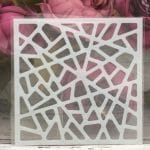 5by5 inch stencils - Cross Wired