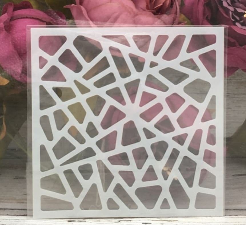 5by5 inch stencils - Cross Wired