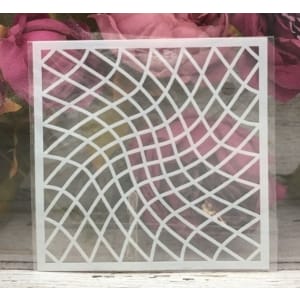 5by5 inch stencils - Curved Mesh