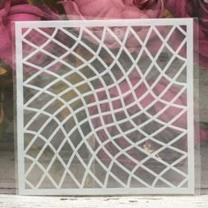 5by5 inch stencils - Curved Mesh