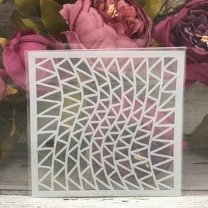 5by5 inch stencils - Banner Background