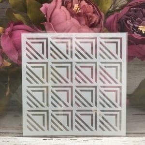 5by5 inch stencils - Corners Background