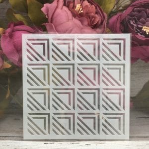 5by5 inch stencils - Corners Background