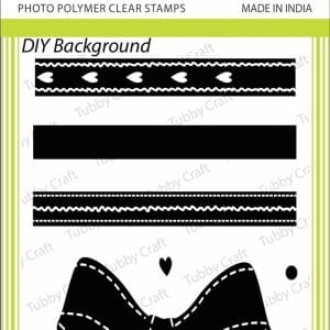 Tubby Photopolymer Clear Stamps - DIY Background