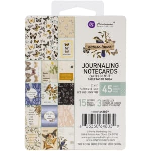 Prima Nature Lover Journalling Cards 3"X4" 45/Pkg