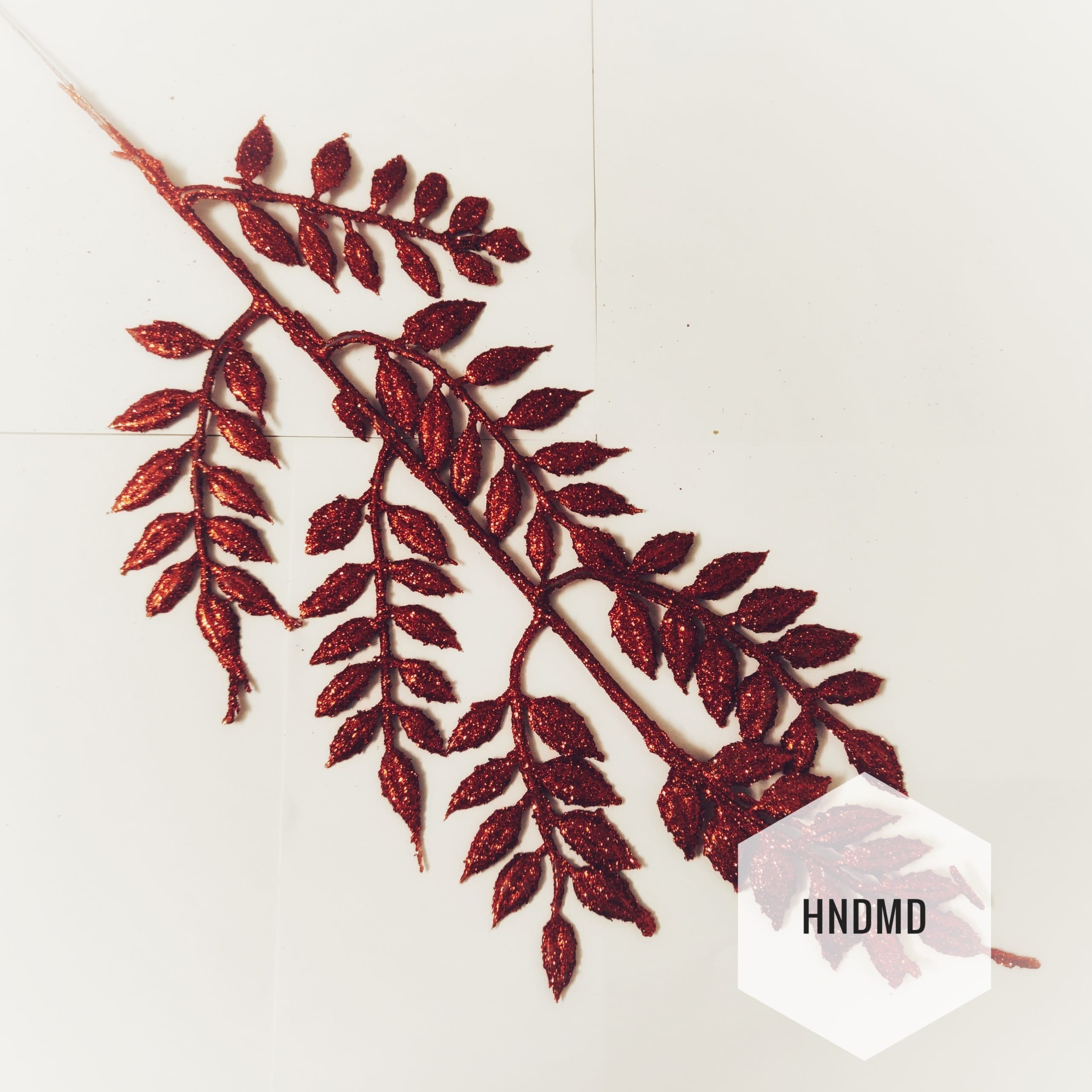 Glitter Leaves- Red (Pack of 3) CHGL 04 glitter leaves red scaled Glitter Leaves- Red (Pack of 3)