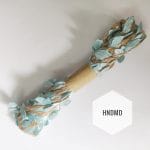 Leaves Jute Twine - Baby Blue