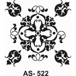 Cadence A4 Stencil - Antique Flourishes