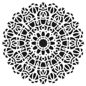 Cadence 35 by 35 cm stencil - Lace (YDS-012)