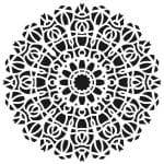 Cadence 35 by 35 cm stencil - Lace (YDS-012)
