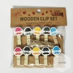 Assorted Wooden Clips - Funny Gentlemen
