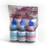 HS Alcohol Inks - Set 1 (Azure, Black and Strawberry)