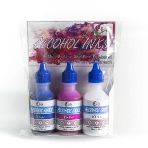 HS Alcohol Inks - Set 5 (Indigo, White and Violet)