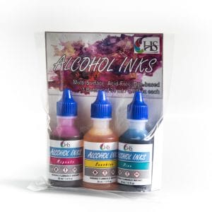 HS Alcohol Inks - Set 2 (Magenta, Pine and Sunshine)