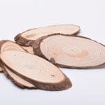 Natural Oval Wooden Slice (11 by 4 inch)
