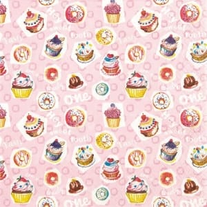 A pack of 12 by 12 inch German Decoupage Napkins ( 5 pcs ) - Sweet Tooth