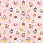 A pack of 12 by 12 inch German Decoupage Napkins ( 5 pcs )  - Sweet Tooth