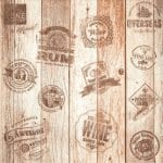 A pack of 12 by 12 inch German Decoupage Napkins ( 5 pcs )  - Oak Barrel