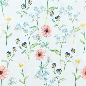 A pack of 12 by 12 inch German Decoupage Napkins ( 5 pcs ) - Little Garden