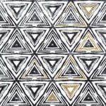 A pack of 12 by 12 inch German Decoupage Napkins ( 5 pcs )  - Triangles