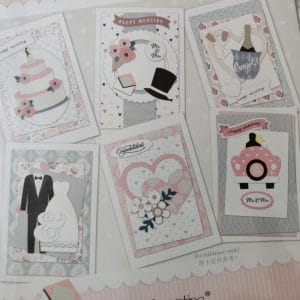 6 Cardmaking Kit by Enogreeting - Wedding